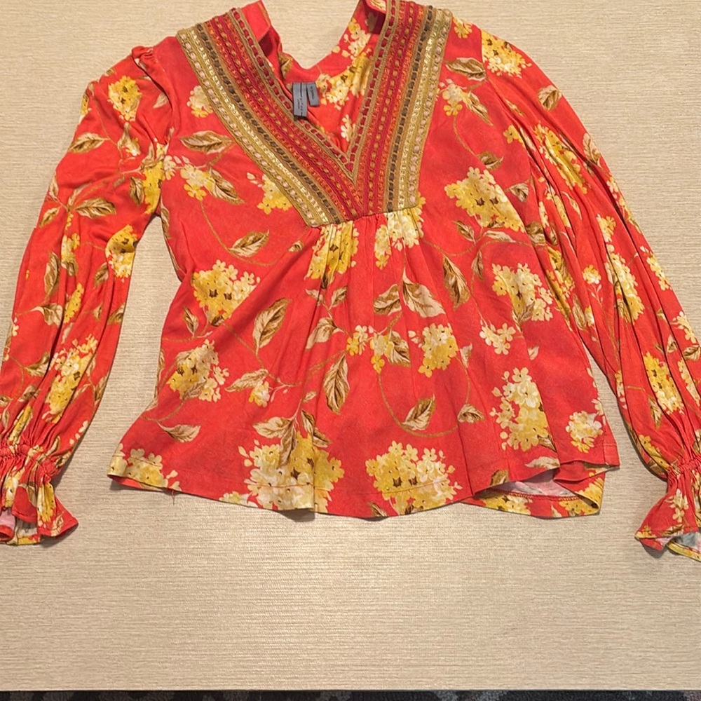 Anthropologie top. EUC. Size xs